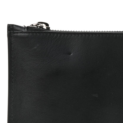 Versace Calfskin Small Embroidered Hearts Logo Clutch 9 of 9