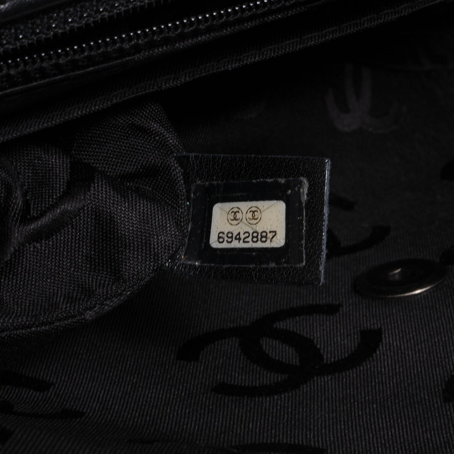 Leather Quilted Contrast Stitch Surpique Flap Black