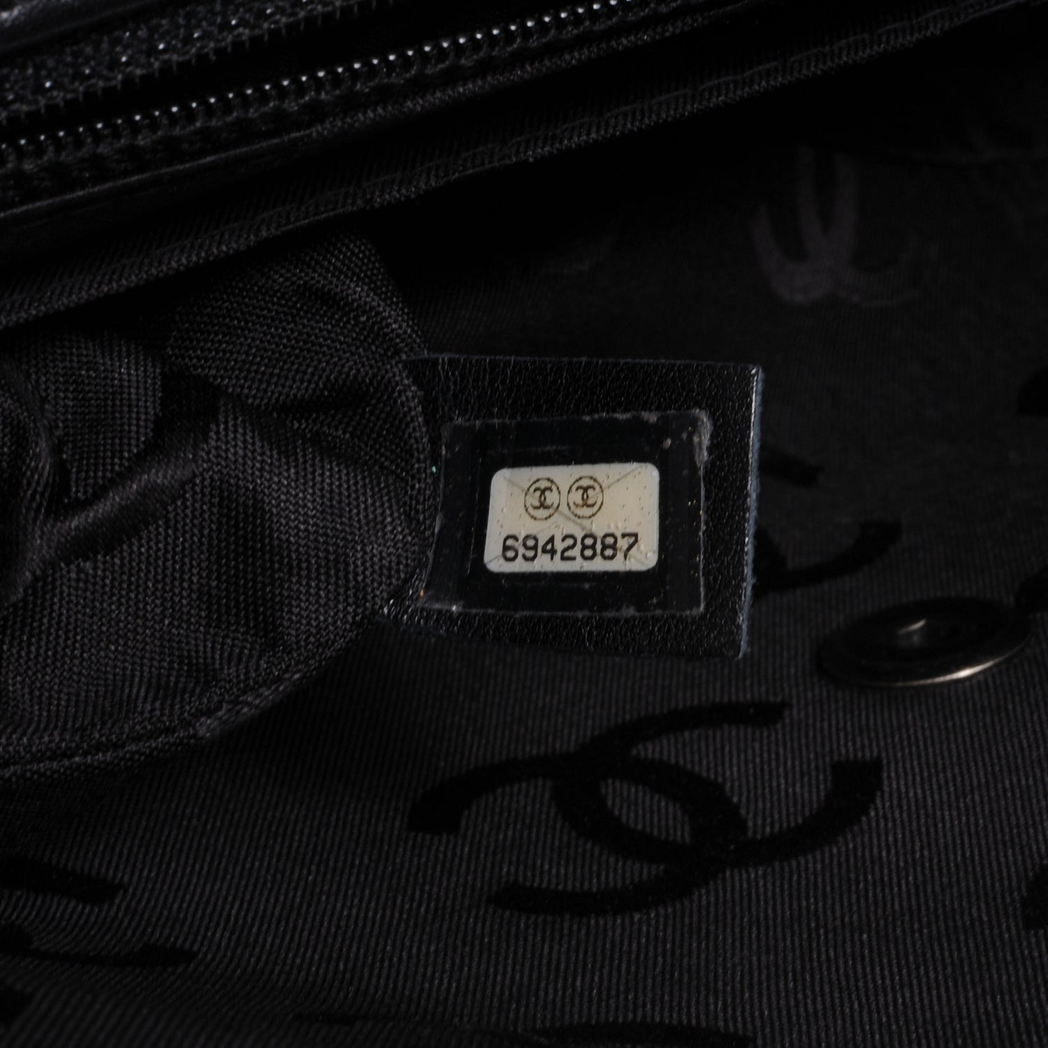 Chanel Leather Quilted Contrast Stitch Surpique Flap Black 8 of 8