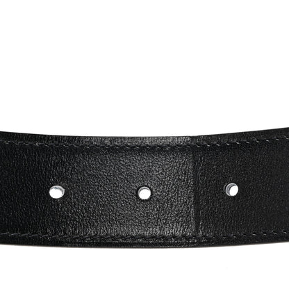 Hermes Box Togo 32mm Au Carre H Belt 100 40 Black Bleu De Prusse 4 of 8