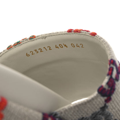 Gucci Linen Psychedelic Mini GG Monogram Angelina Platform 55mm Slide Sandals 40.5 Multicolor 10 of 12