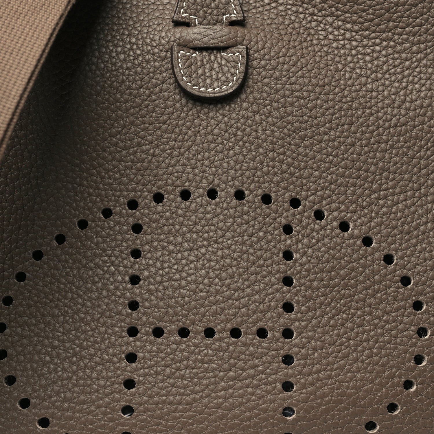 Hermes Taurillon Clemence Evelyne III PM Etoupe 8 of 10