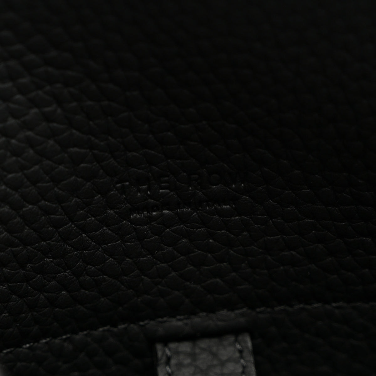 Grained Calfskin Soft Margaux 10 Bag Black