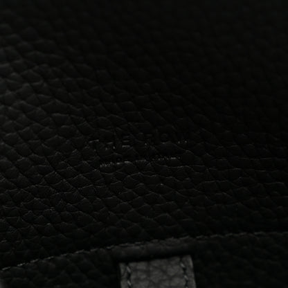 The Row Grained Calfskin Soft Margaux 10 Bag Black 6 of 9