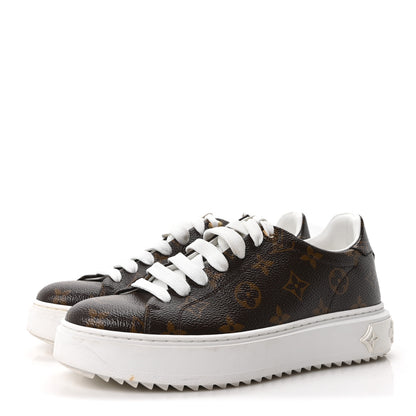 Louis Vuitton Monogram Time Out Sneakers 37.5 4 of 10