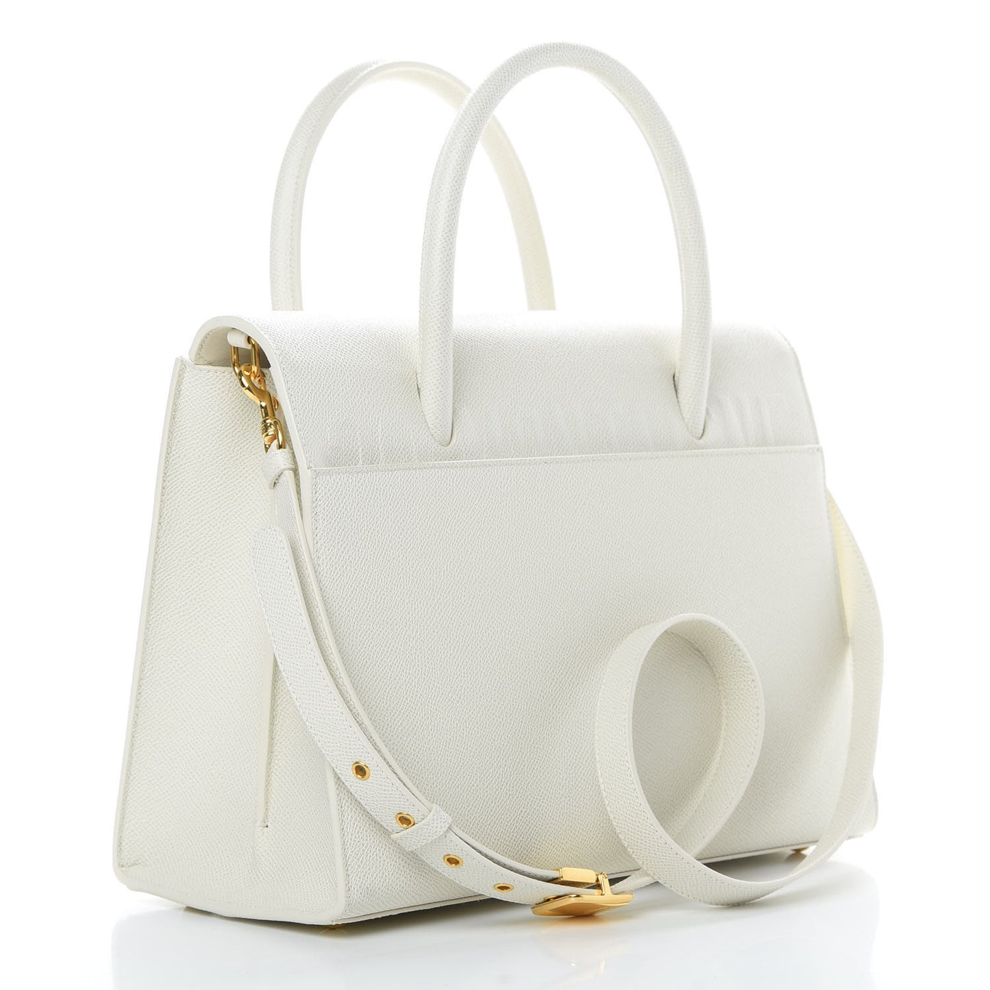 Grained Calfskin Large St. Honore Tote Latte