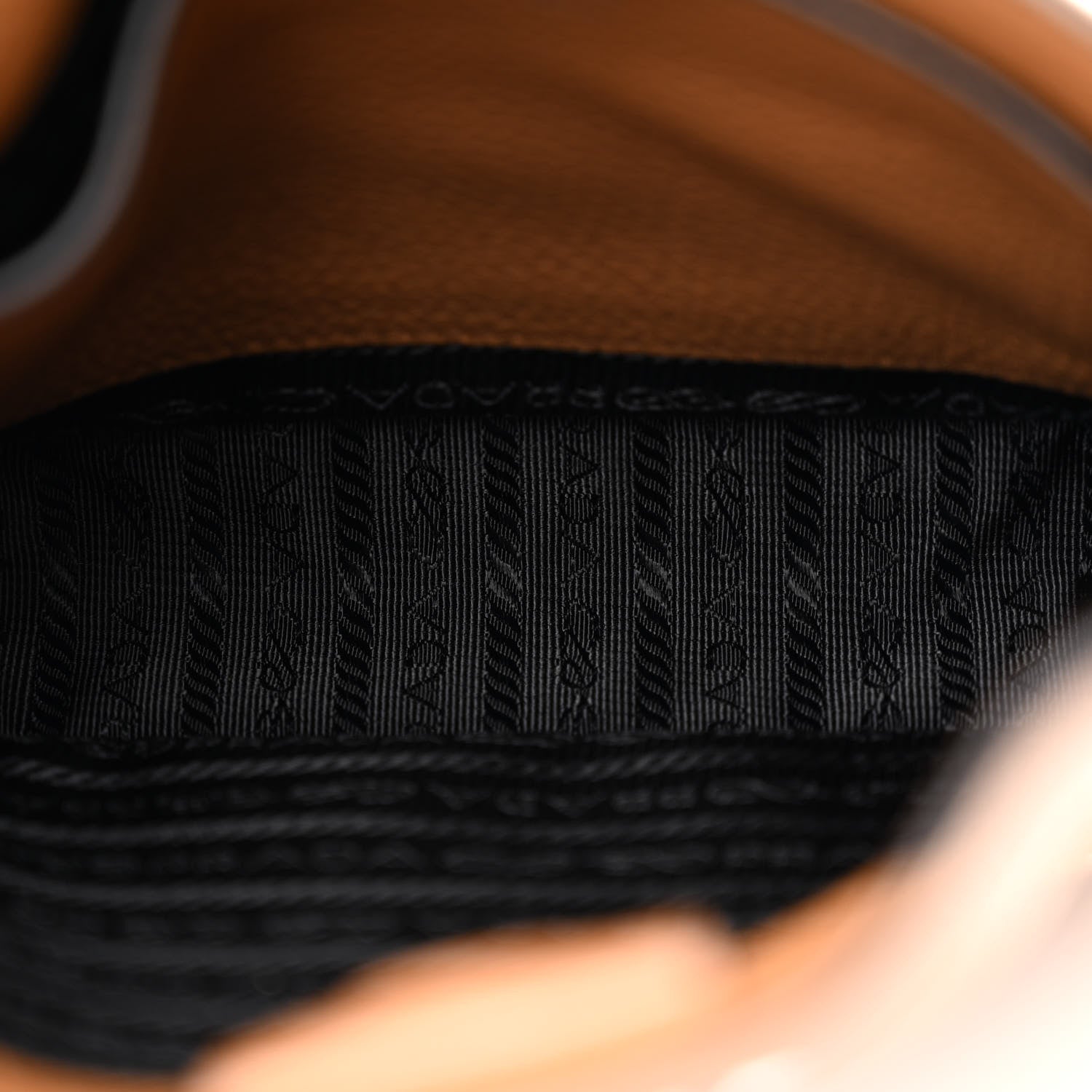 Prada Vitello Daino Soft Mini Hobo Messenger Bag Caramel 5 of 12