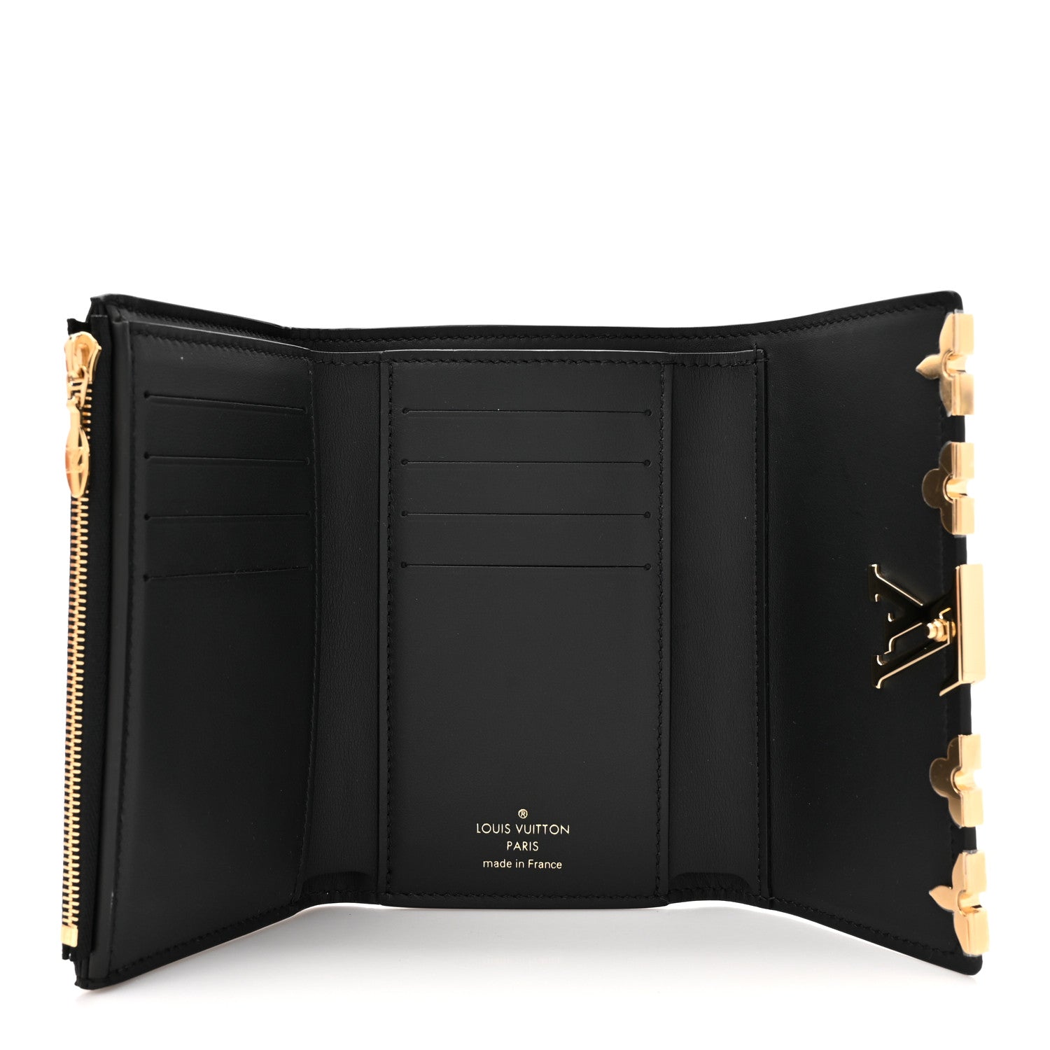Louis Vuitton Taurillon Embellished Flower Crown Capucines Compact Wallet 5 of 8