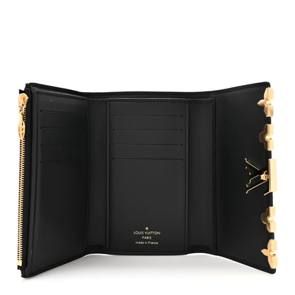 Louis Vuitton Taurillon Embellished Flower Crown Capucines Compact Wallet 5 of 8
