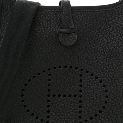 Hermes Taurillon Clemence Evelyne TPM Black 8 of 11