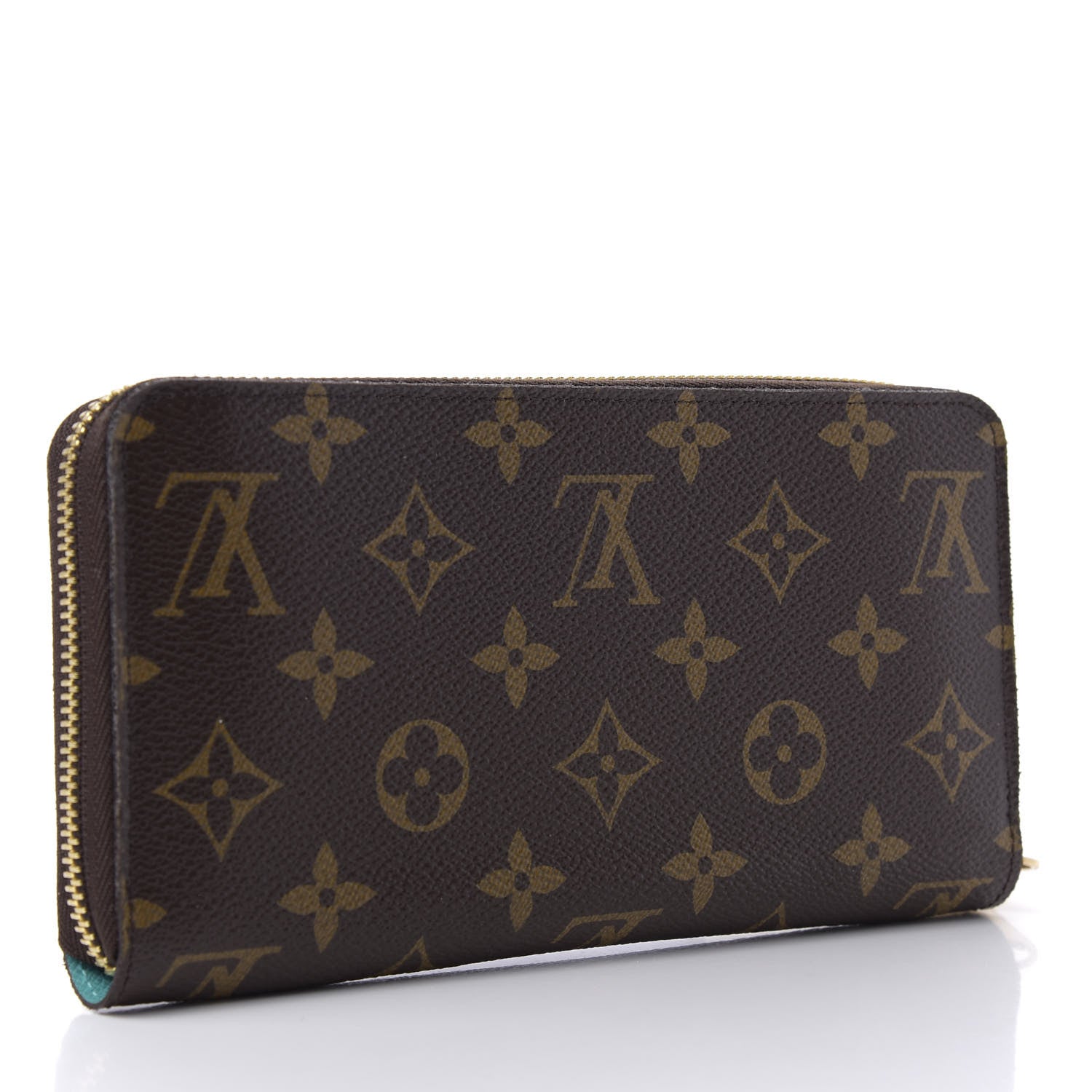 Louis Vuitton Monogram V Zippy Wallet Turquoise 3 of 8