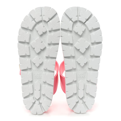 Prada EVA Rubber Buckled Lug Sole 20mm Thong Sandals 41 Begonia 5 of 9