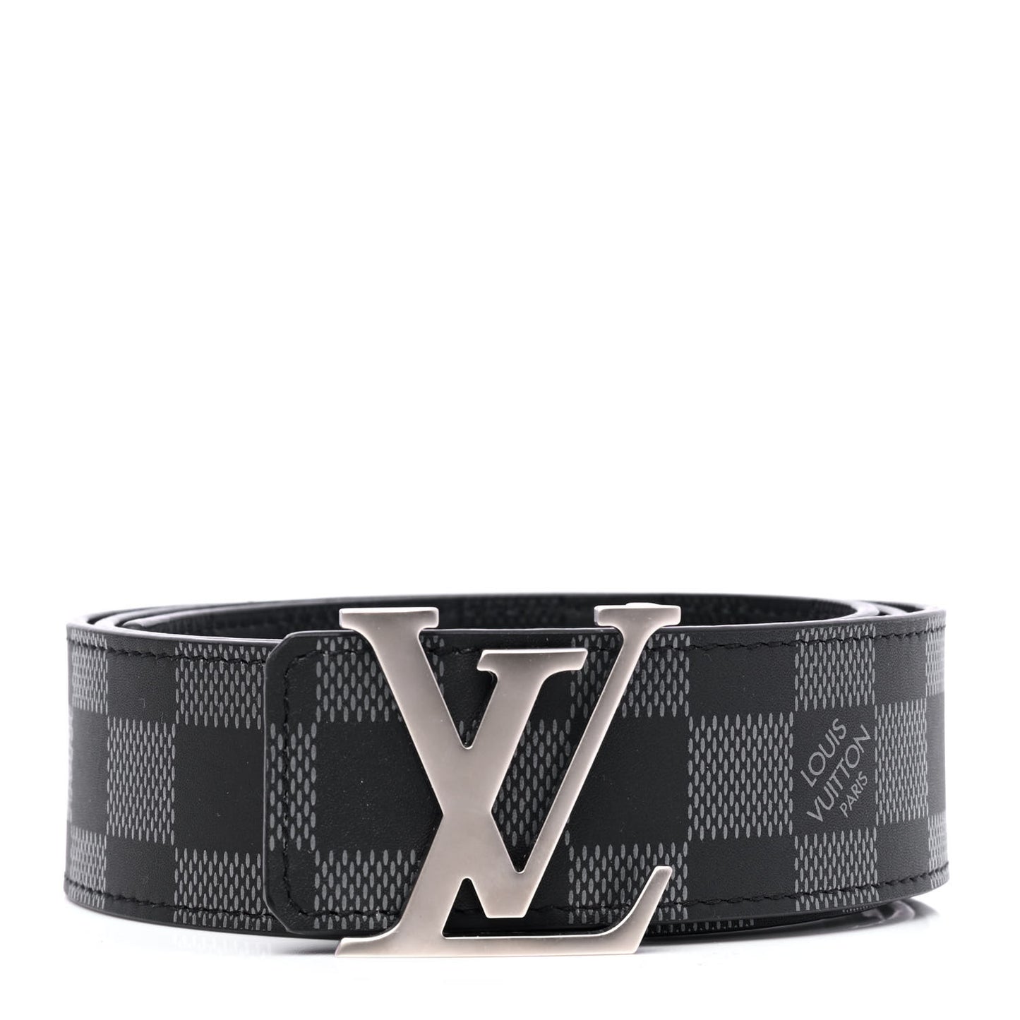 Damier Infini 40mm LV Initiales Belt 90 36 Black