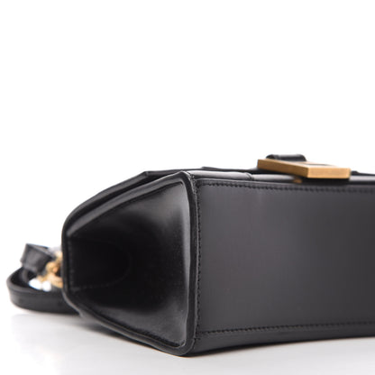 Balenciaga Shiny Box Calfskin Hourglass Top Handle Bag XS Black 6 of 8