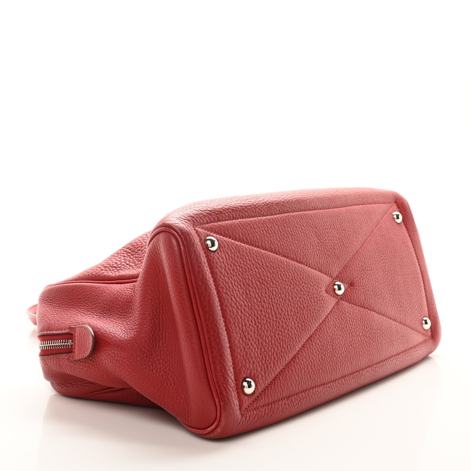 Hermes Taurillon Clemence Victoria 35 Rouge Garance 4 of 10