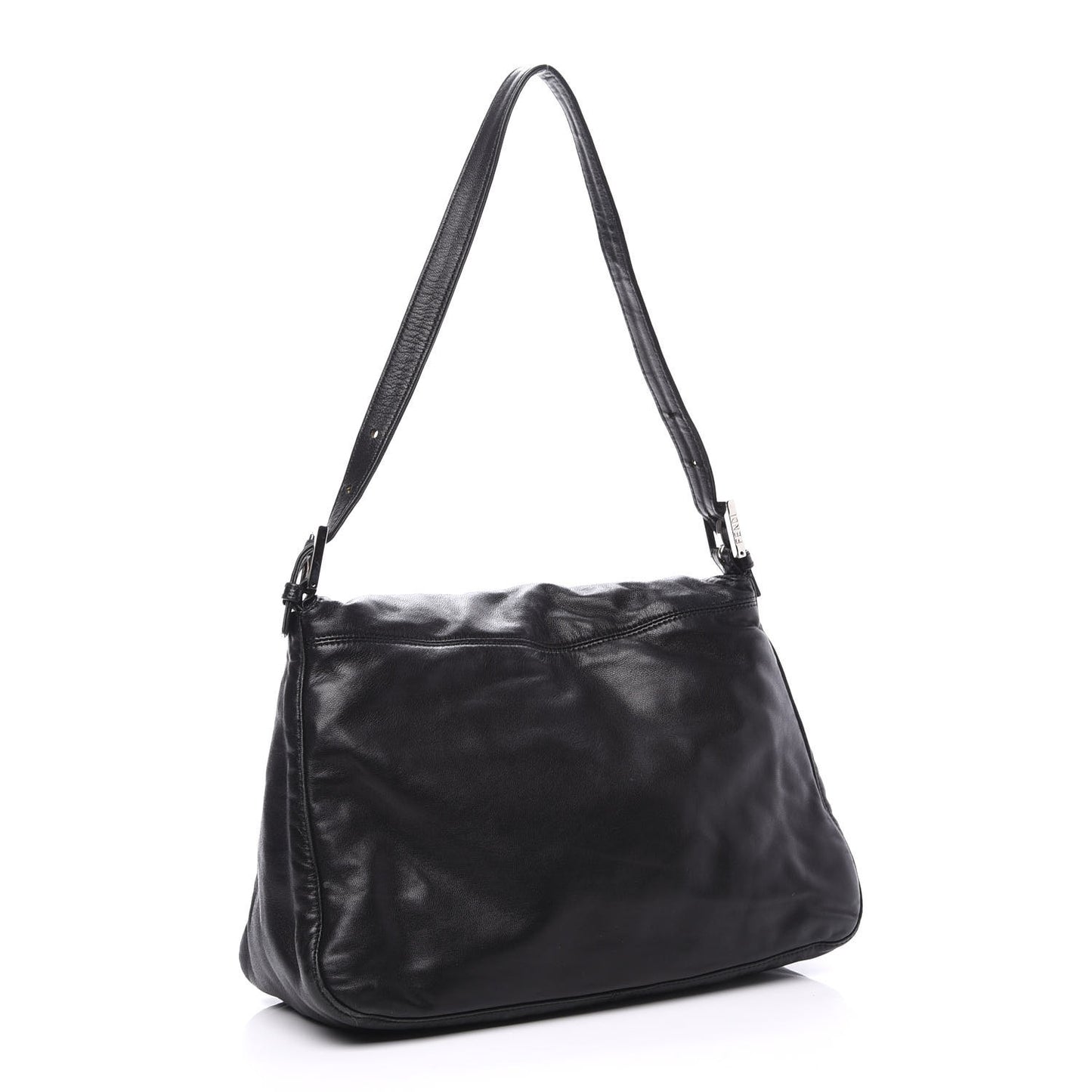 Calfskin Big Forever Mama Baguette Black