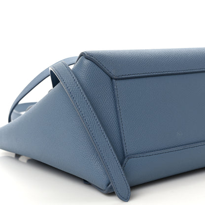 Celine Grained Calfskin Mini Belt Bag Slate Blue 8 of 10
