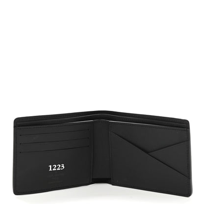 Louis Vuitton Grained Calfskin Aerogram Multiple Wallet Black 5 of 7