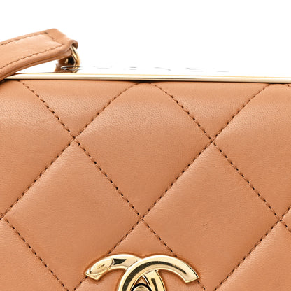 Chanel Lambskin Quilted Medium Trendy CC Flap Beige 8 of 13