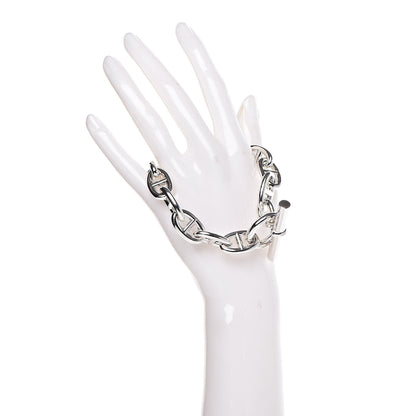 Hermes Sterling Silver Very Large Chaine D'Ancre Bracelet 13 2 of 6