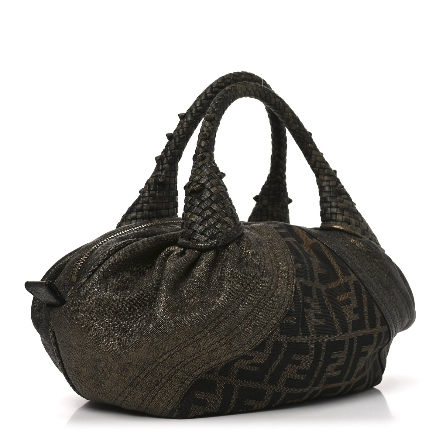 Zucca Goatskin Spy Bowler Tobacco Bronzo
