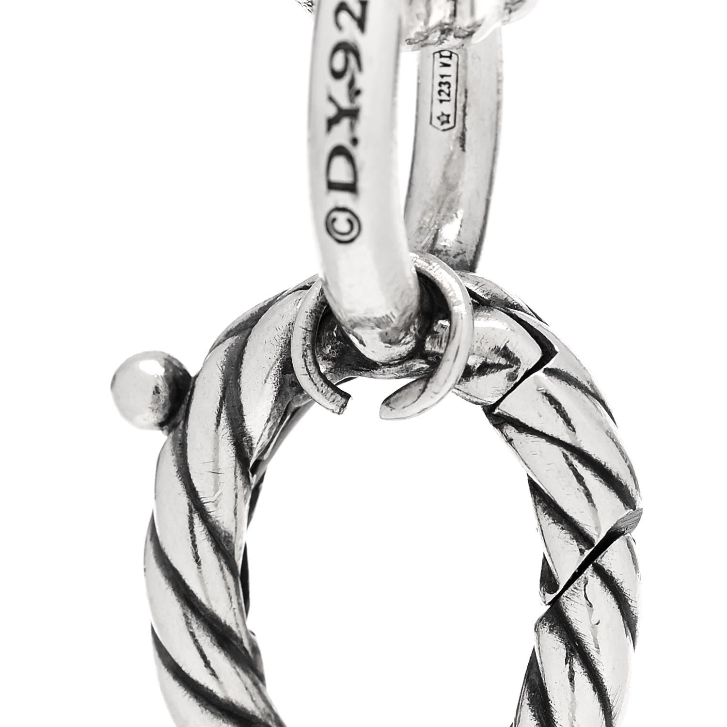 David Yurman Sterling Silver 13mm Large Oval Link Bracelet 5 of 5