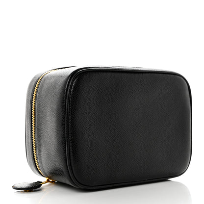 Chanel Caviar Vanity Cosmetic Case Black 4 of 8