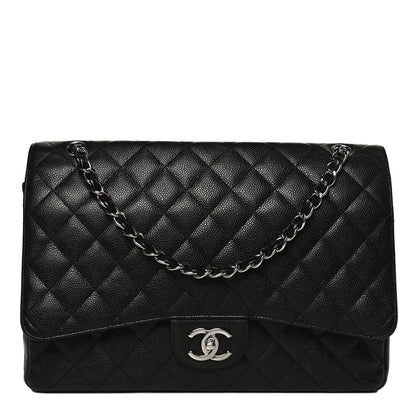 Chanel Caviar Quilted Maxi Double Flap Black 1 of 10