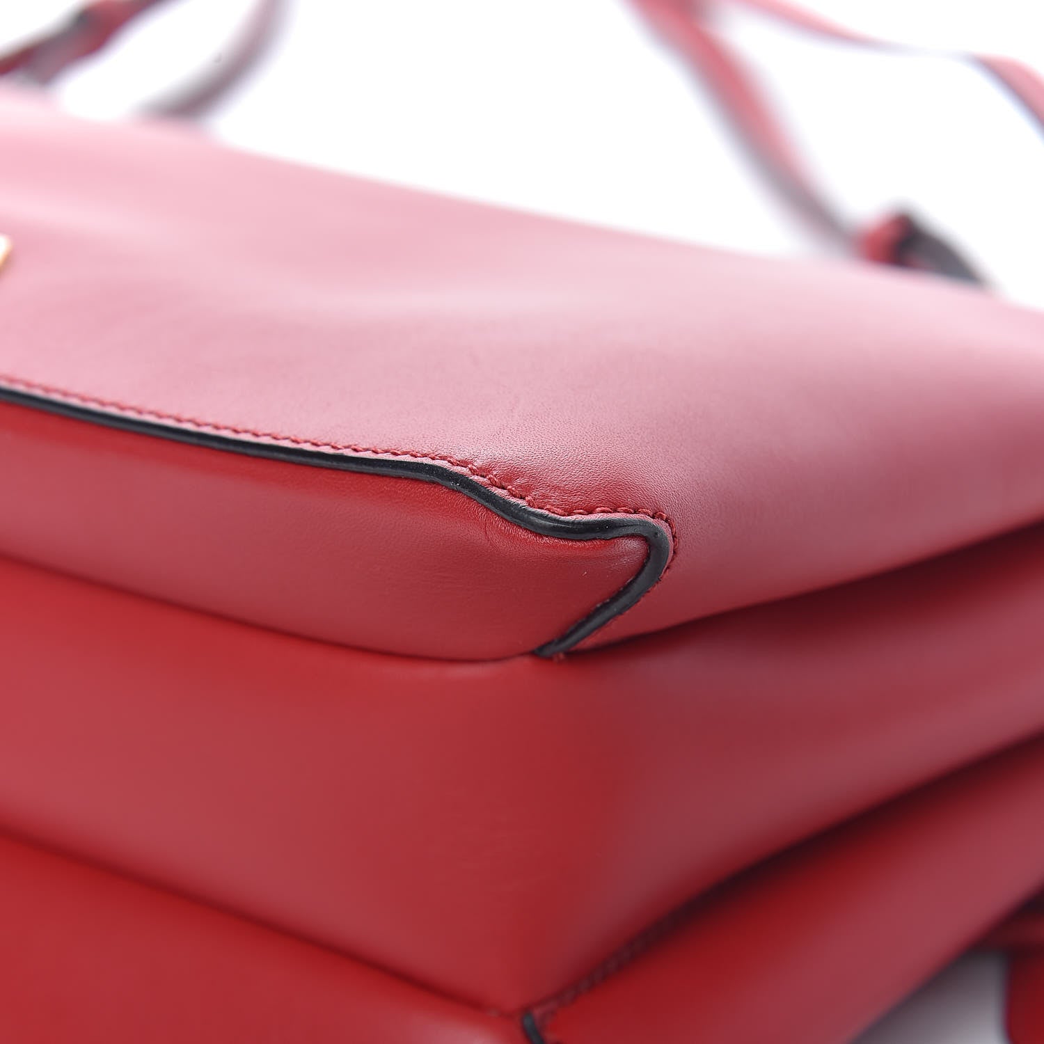 Prada New Calfskin Ingrid Shoulder Bag Rosso 11 of 12