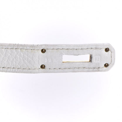 Hermes Taurillon Clemence Birkin 30 White 73 of 104