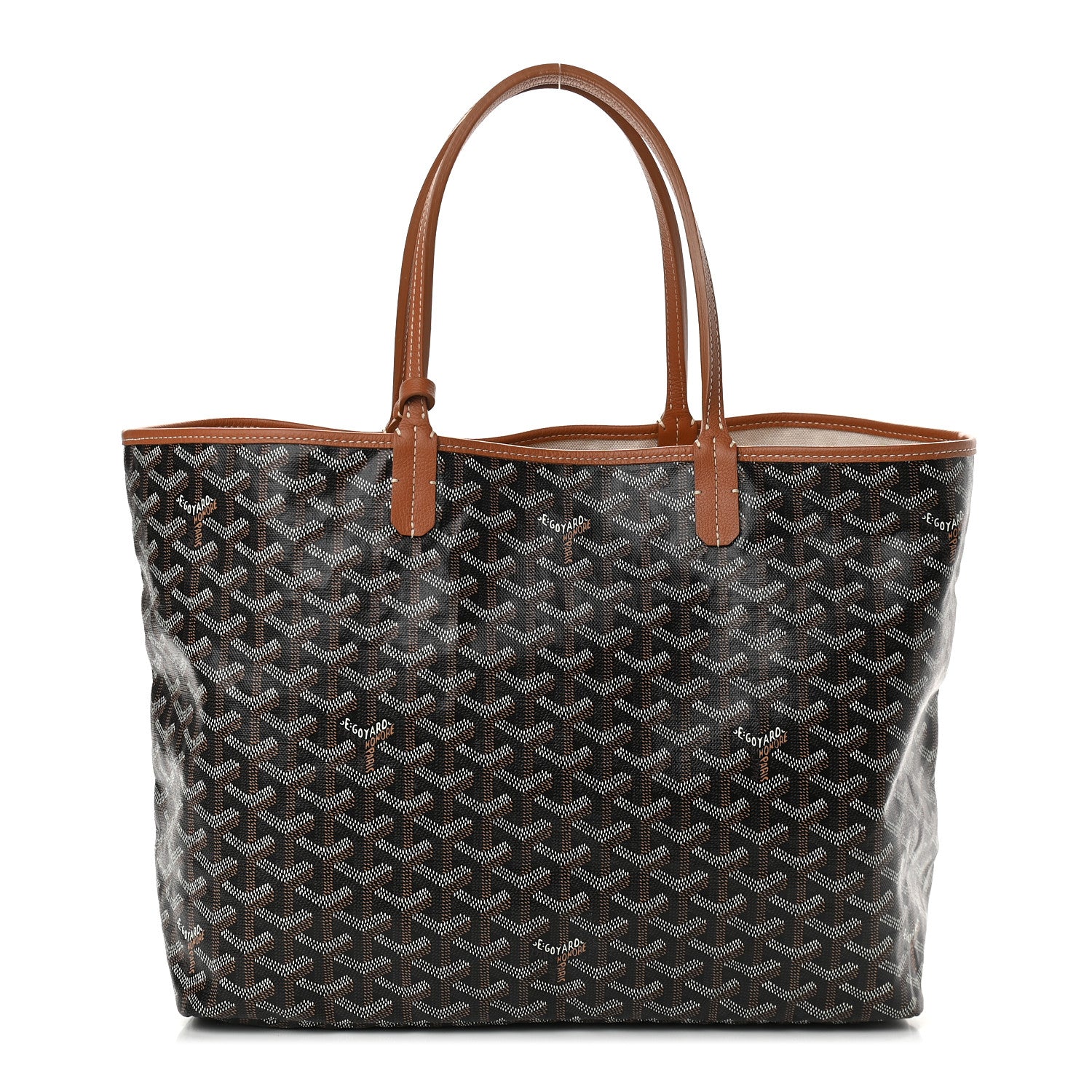 Goyard Goyardine Saint Louis PM Black Gold 1 of 9