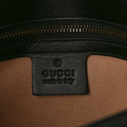 Gucci Calfskin Matelasse Small GG Marmont Shoulder Bag Black 6 of 10