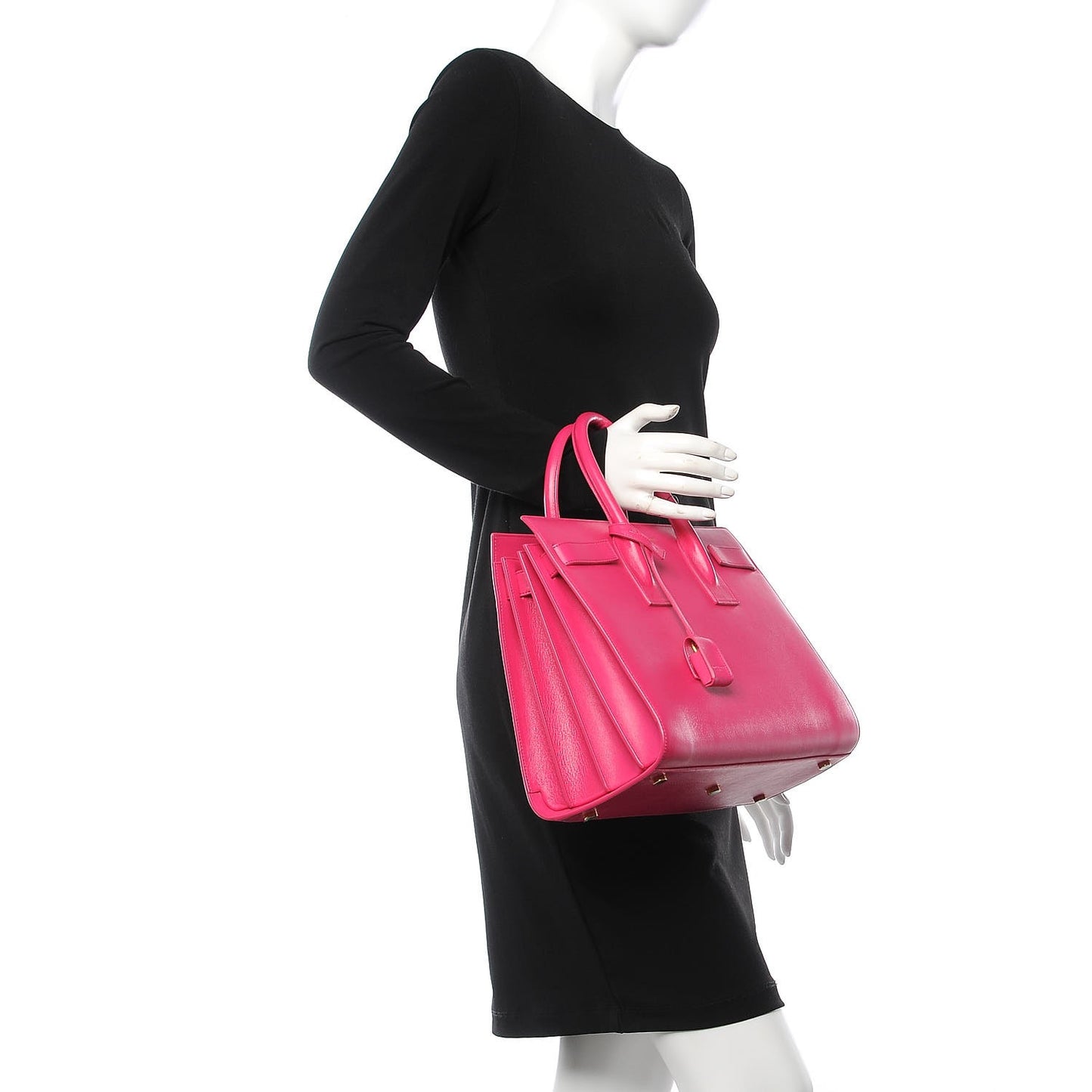 Calfskin Small Sac De Jour Bubblegum