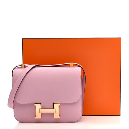 Hermes Epsom Constance 24 Mauve Sylvestre 12 of 12