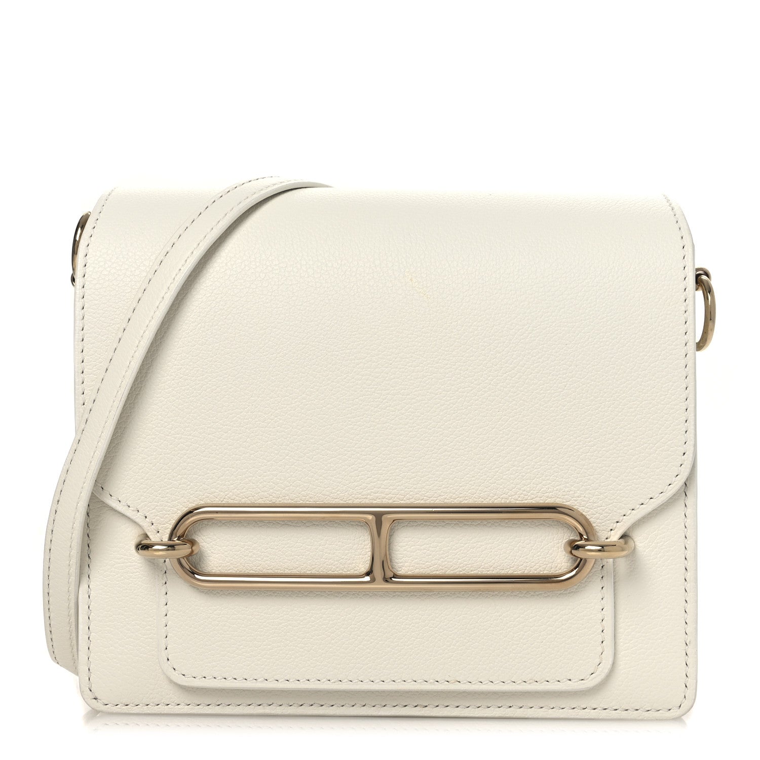 Hermes Evercolor Mini Sac Roulis White 1 of 12