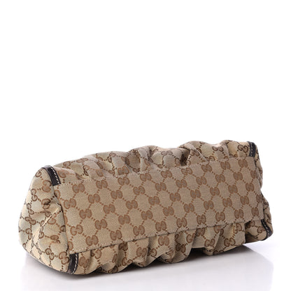 Gucci Monogram Medium D Gold Hobo Dark Brown 3 of 10