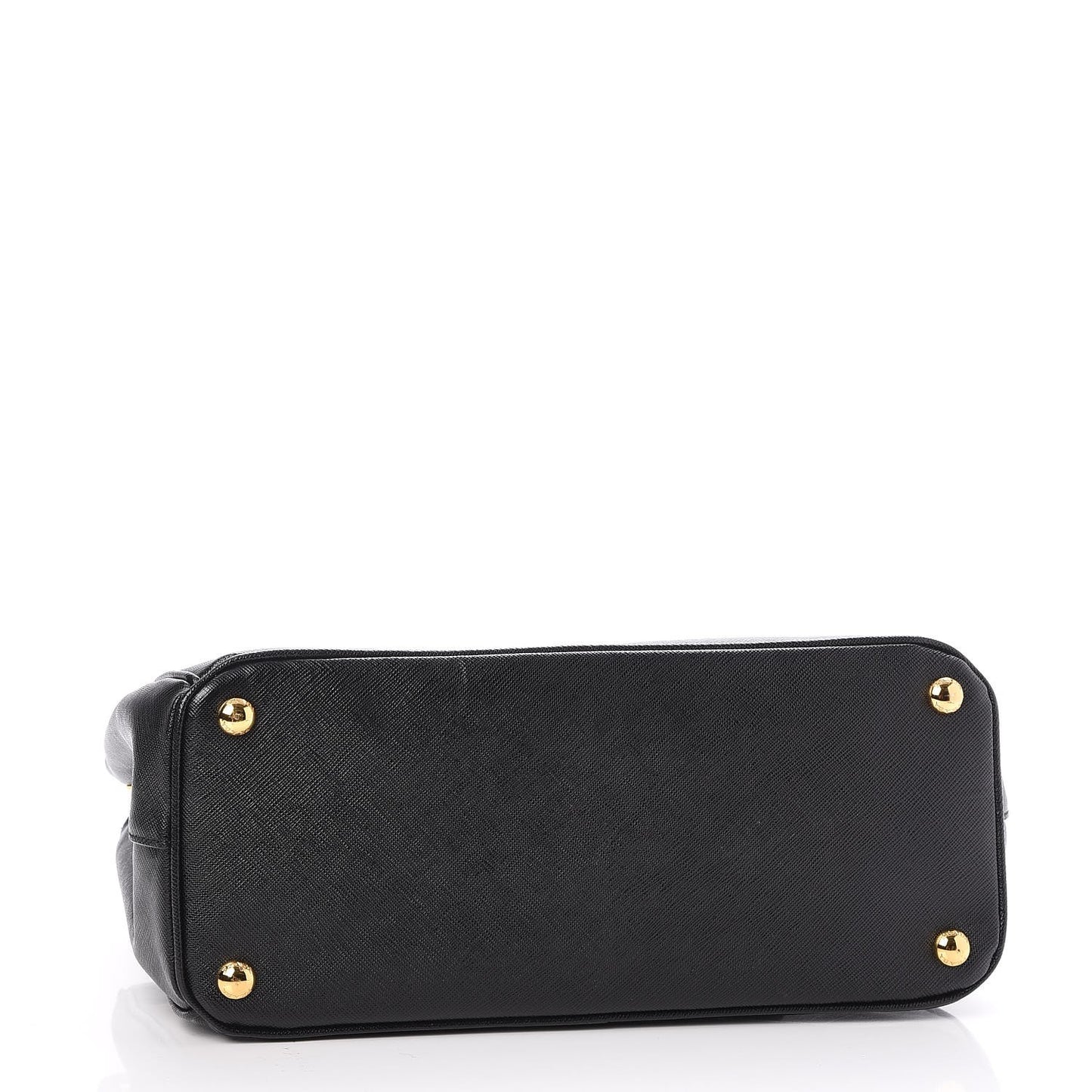 Saffiano Small Galleria Double Zip Tote Black
