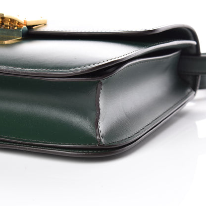 Celine Box Calfskin Medium Classic Box Flap Bag Dark Green 6 of 11