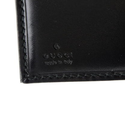 Gucci Imprime Monogram GG Pierce French Flap Wallet Black 6 of 7