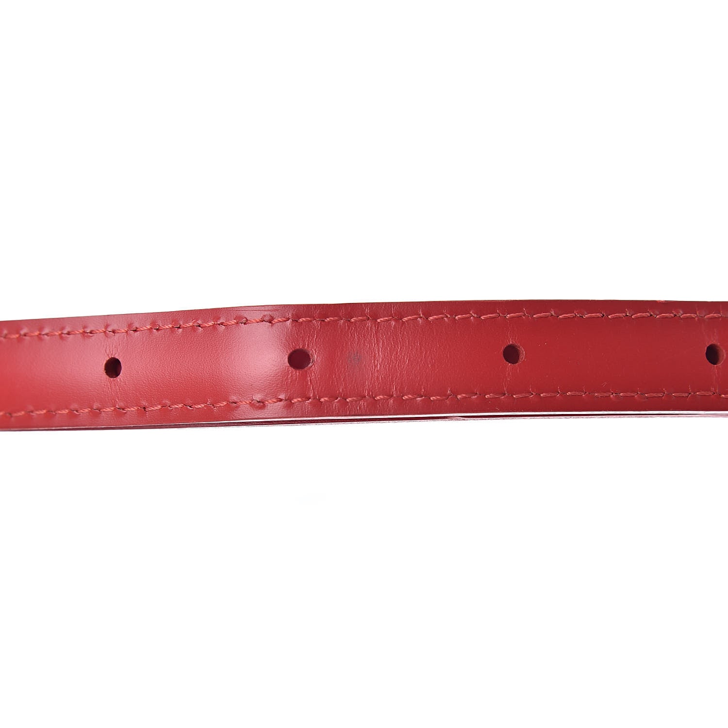 Louis Vuitton Calfskin Adjustable Shoulder Strap 16MM Coquelicot 4 of 4