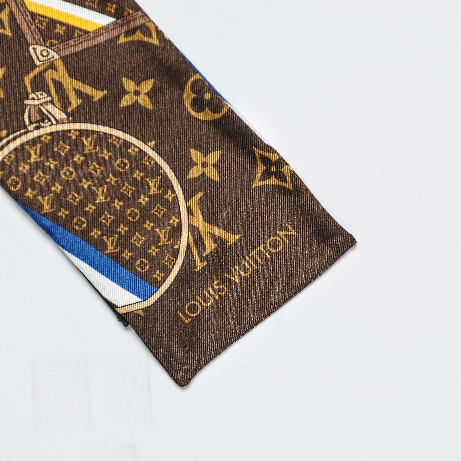 Louis Vuitton Silk Monogram Trunks Bandeau 4 of 6