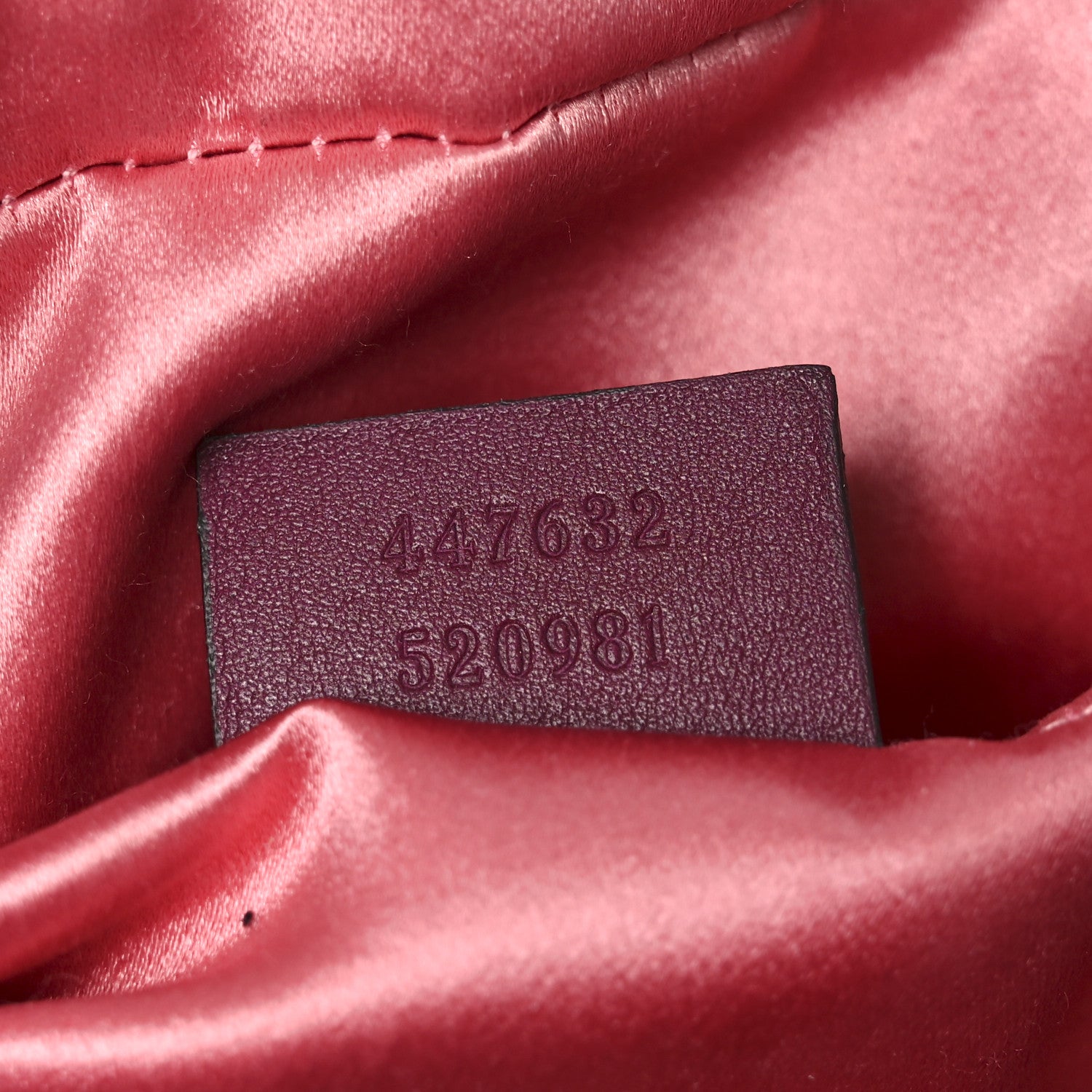 Gucci Velvet Matelasse Small GG Marmont Chain Shoulder Bag Fuchsia Violet Cyclamen 7 of 11