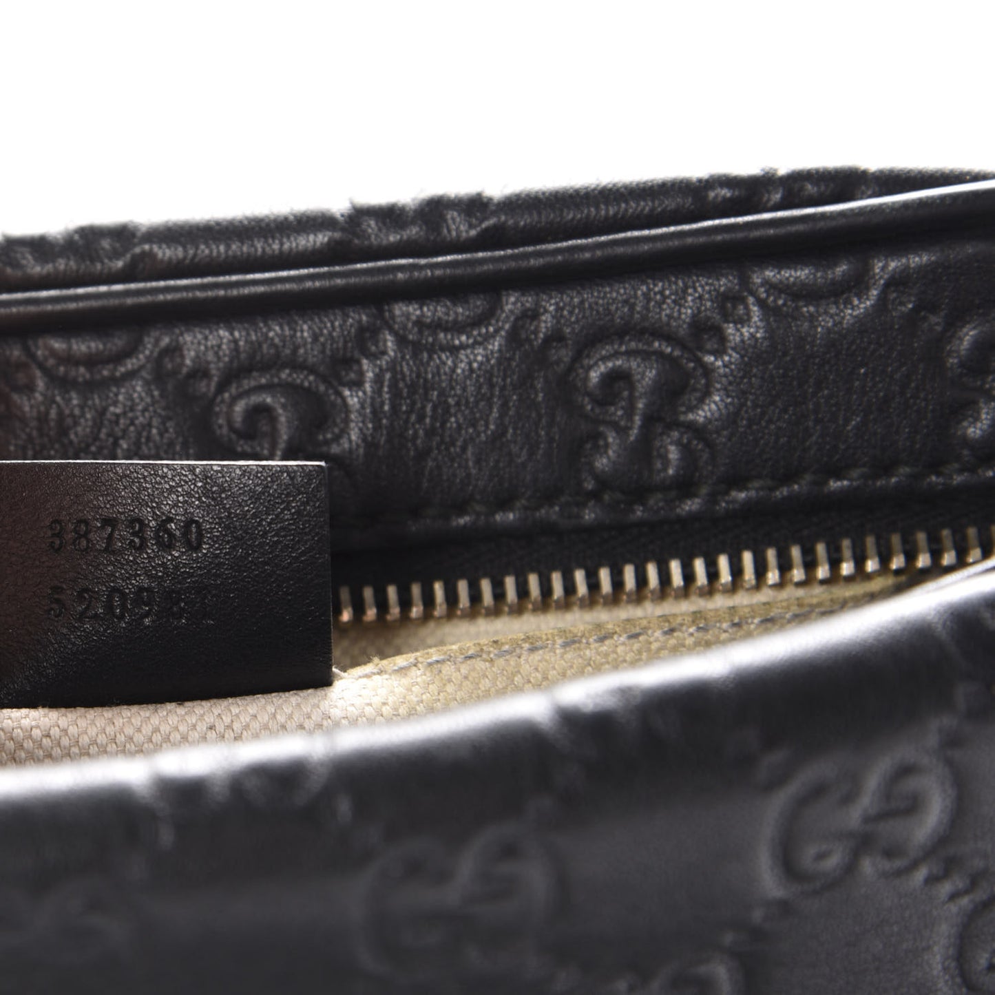 Guccissima Mini Bree Messenger Bag Black