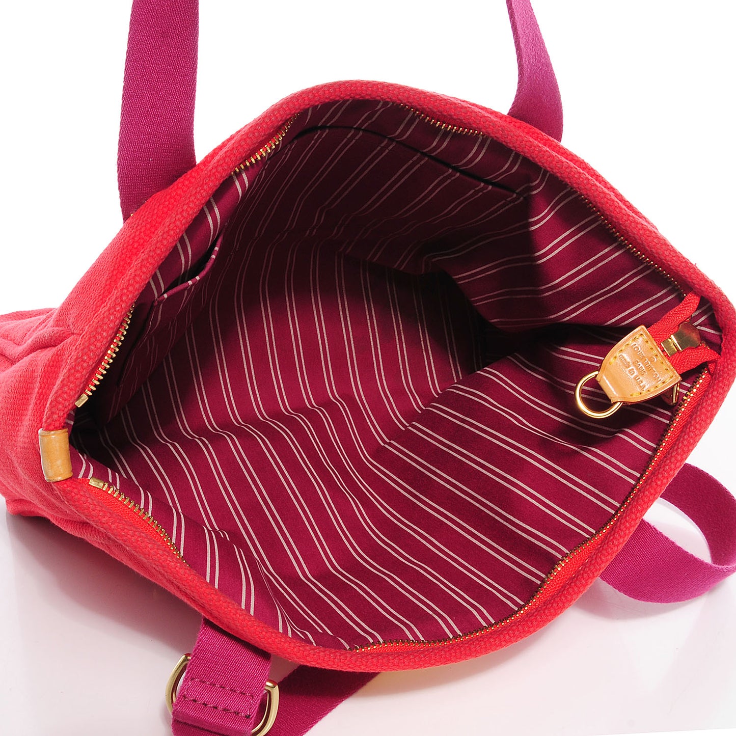Toile Antigua Cabas MM Red Pink