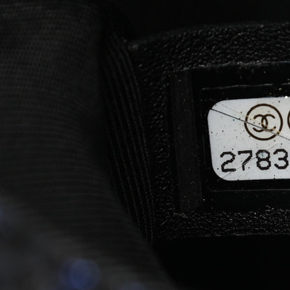 Chanel Tweed Mini Pearl Handle Flap Black Ecru 7 of 10