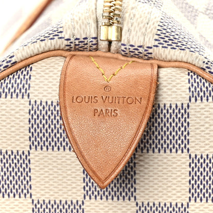 Louis Vuitton Damier Azur Speedy 35 6 of 10
