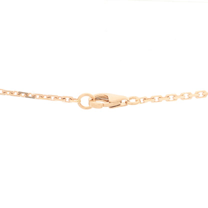 Cartier 18K Pink Gold Diamond Interlocking LOVE Necklace 8 of 8