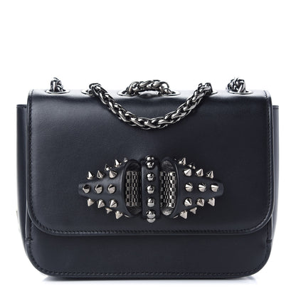Christian Louboutin Calfskin Baby Sweety Charity NV Shoulder Bag Black 1 of 8