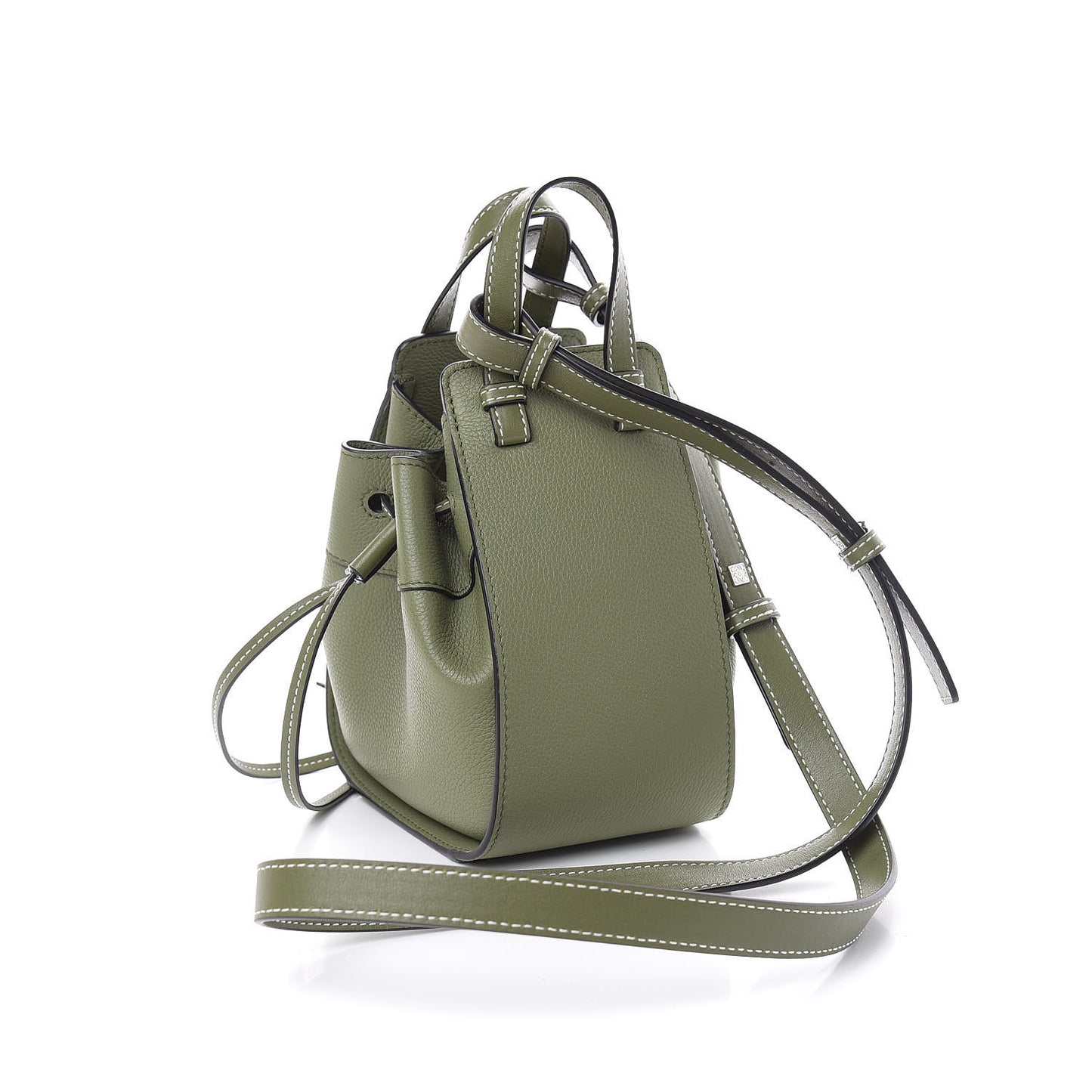 Calfskin Mini Hammock Shoulder Bag Avocado