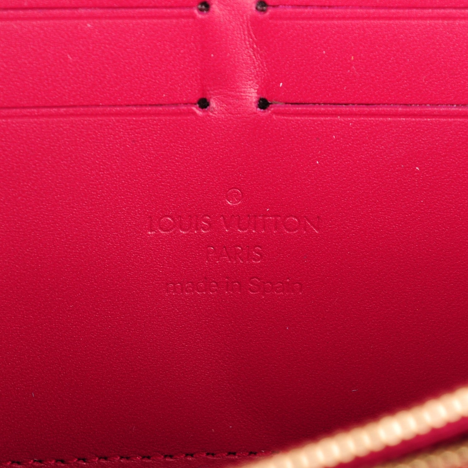Louis Vuitton Vernis Zippy Wallet Rose Indien 6 of 8
